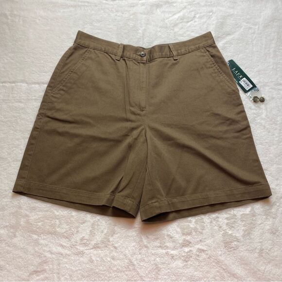 Lauren Ralph Lauren Pants - Lauren Ralph Lauren Brown Cotton Shorts New With Tags Size 8